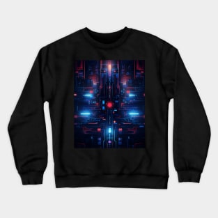 Techno pattern Crewneck Sweatshirt